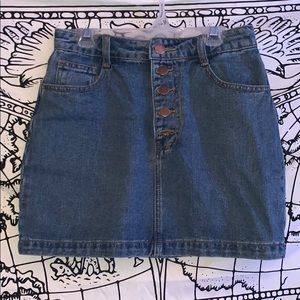 jean skirt